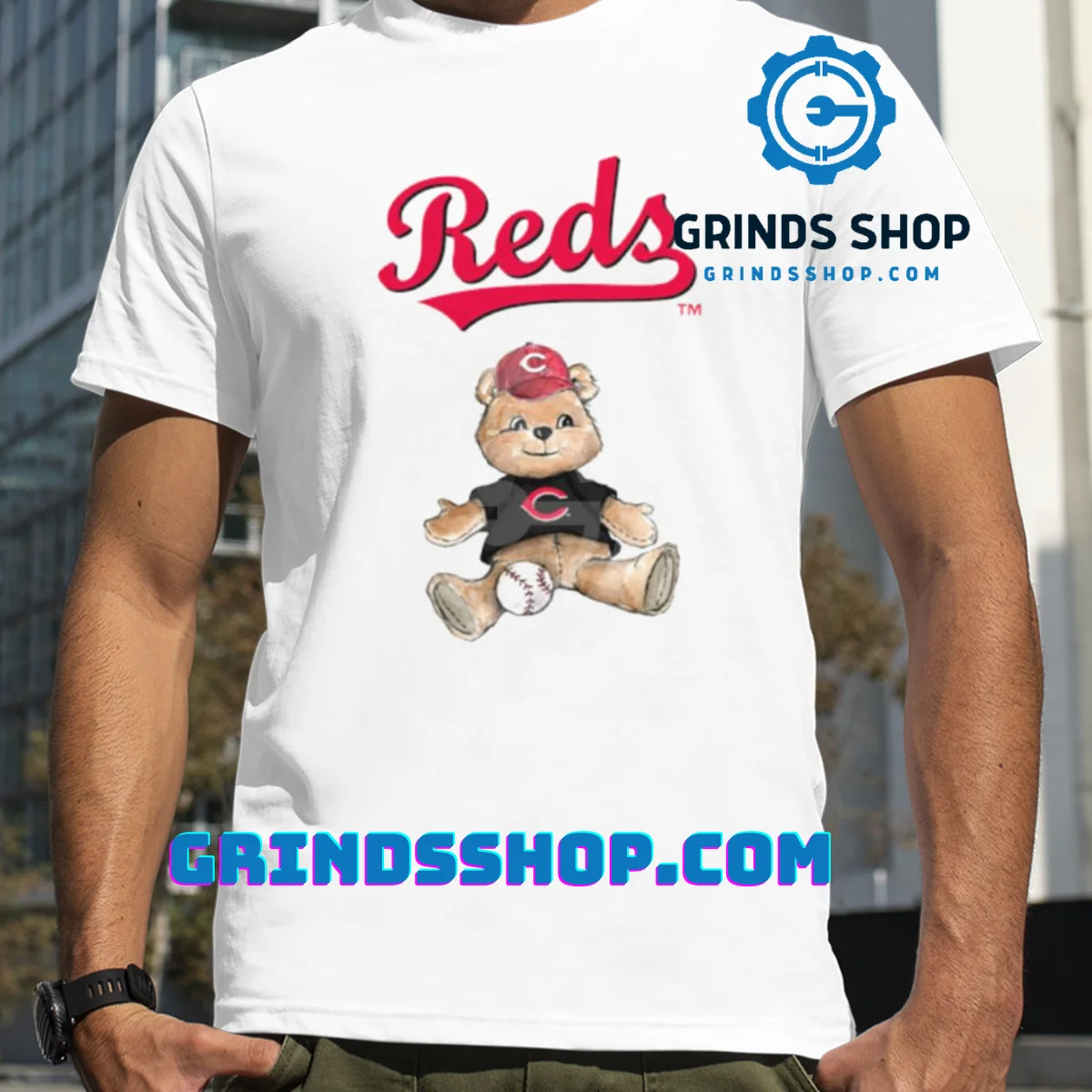 Cincinnati Reds Infant Teddy Boy shirt
