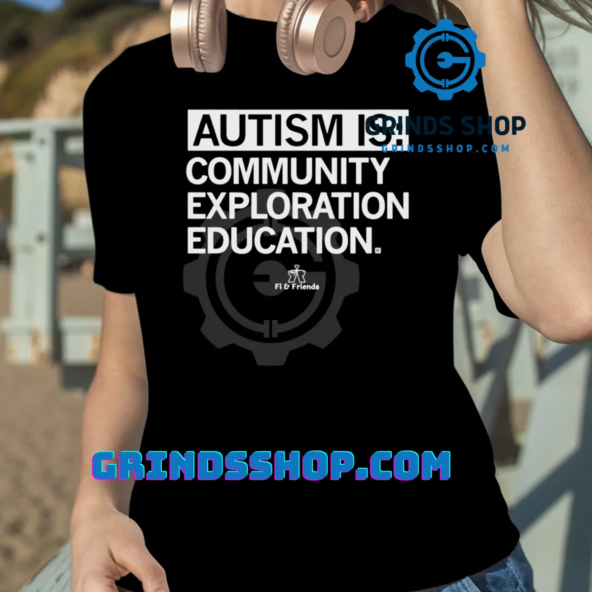 Fi Friends Autism Awareness community exploration education shirt
