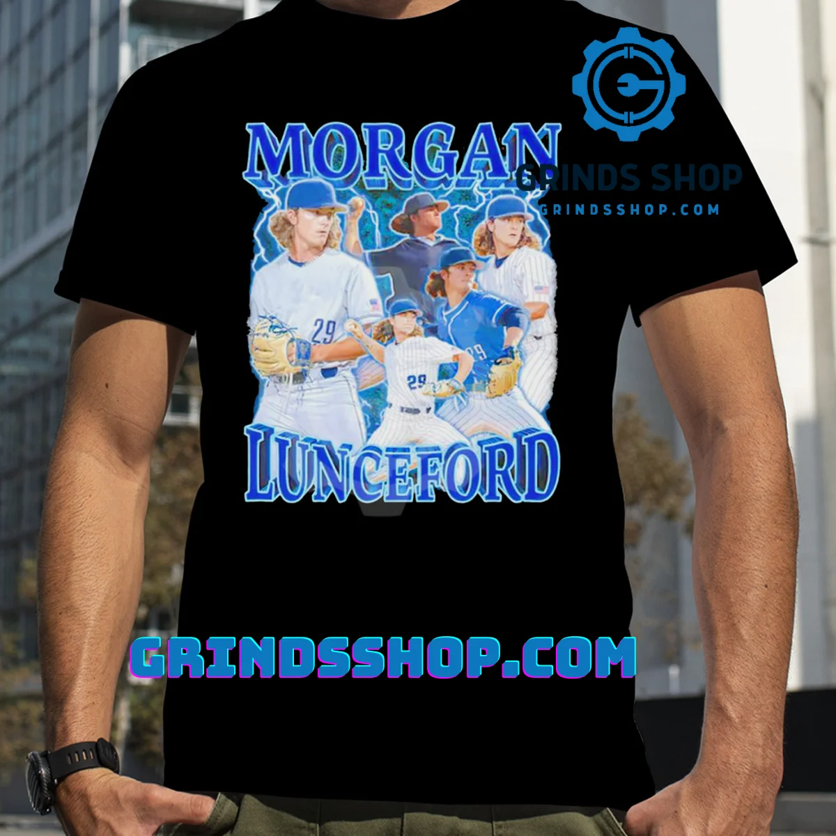Morgan Lunceford lightning shirt