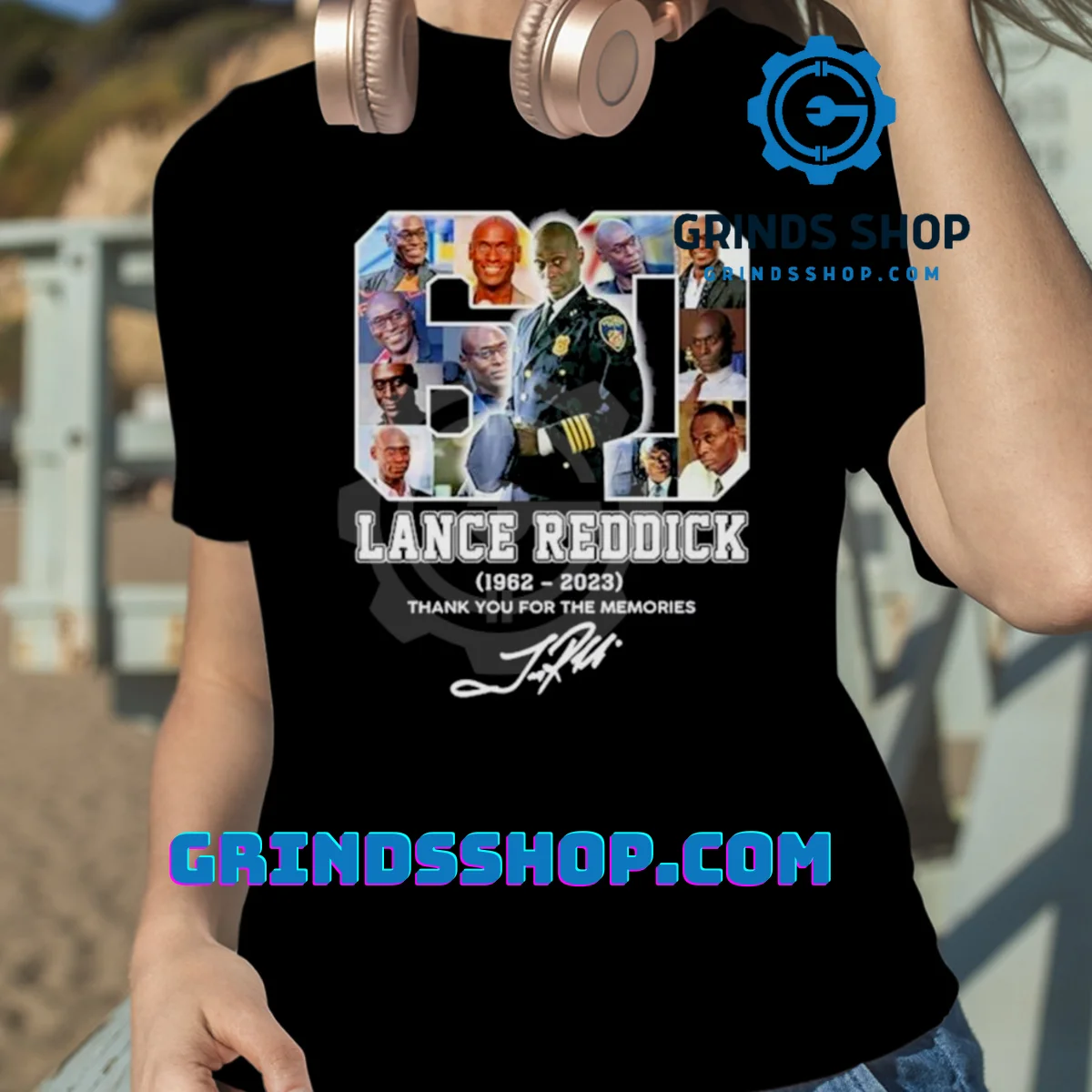 lance Reddick 1962 2023 thank you for the memories sigantures shirt
