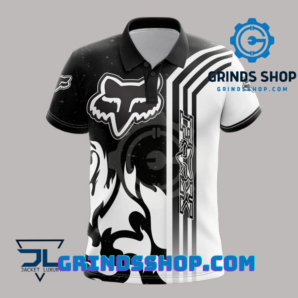 Fox Racing Polo T Shirts 1 Closb - Grinds Shop